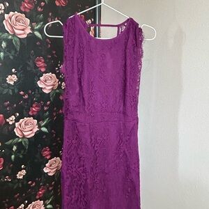 Kimchi Blue Vibrant Purple Lace Dress